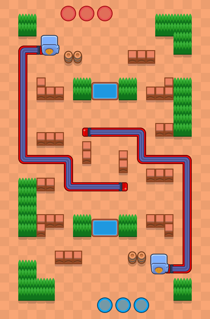 Ongelmien siirto Brawl Stars map