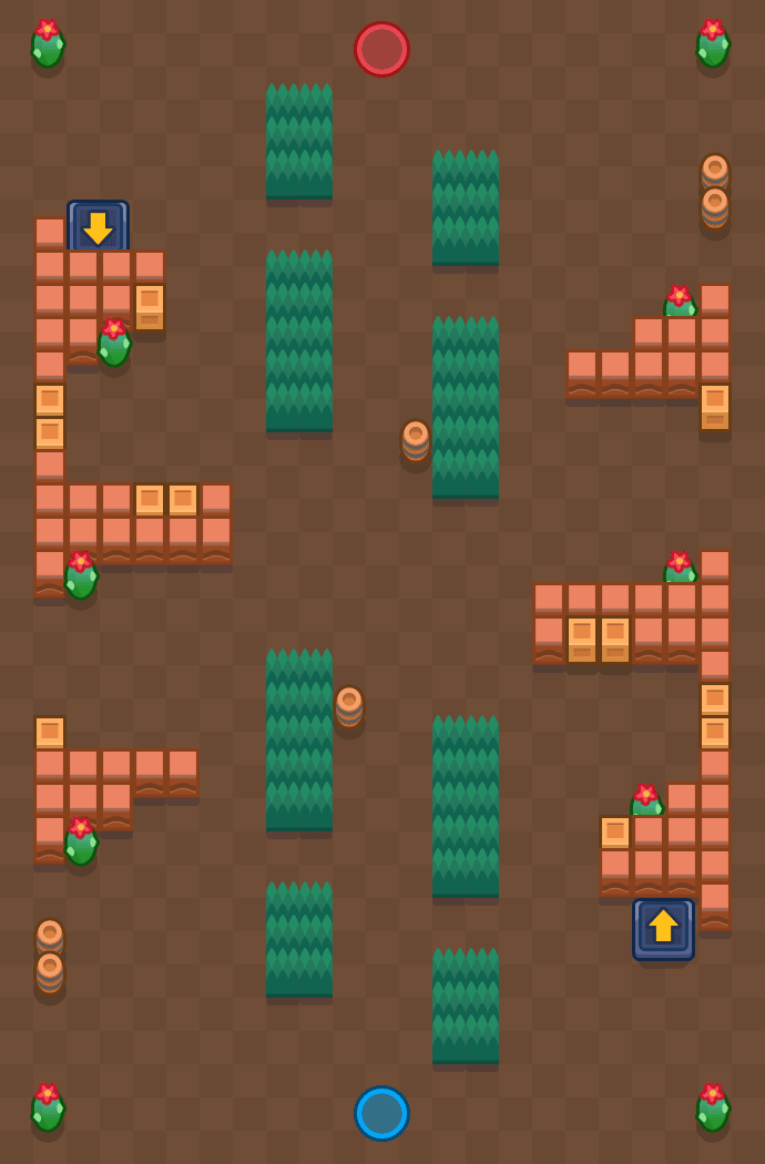 Warrior's Way Brawl Stars map