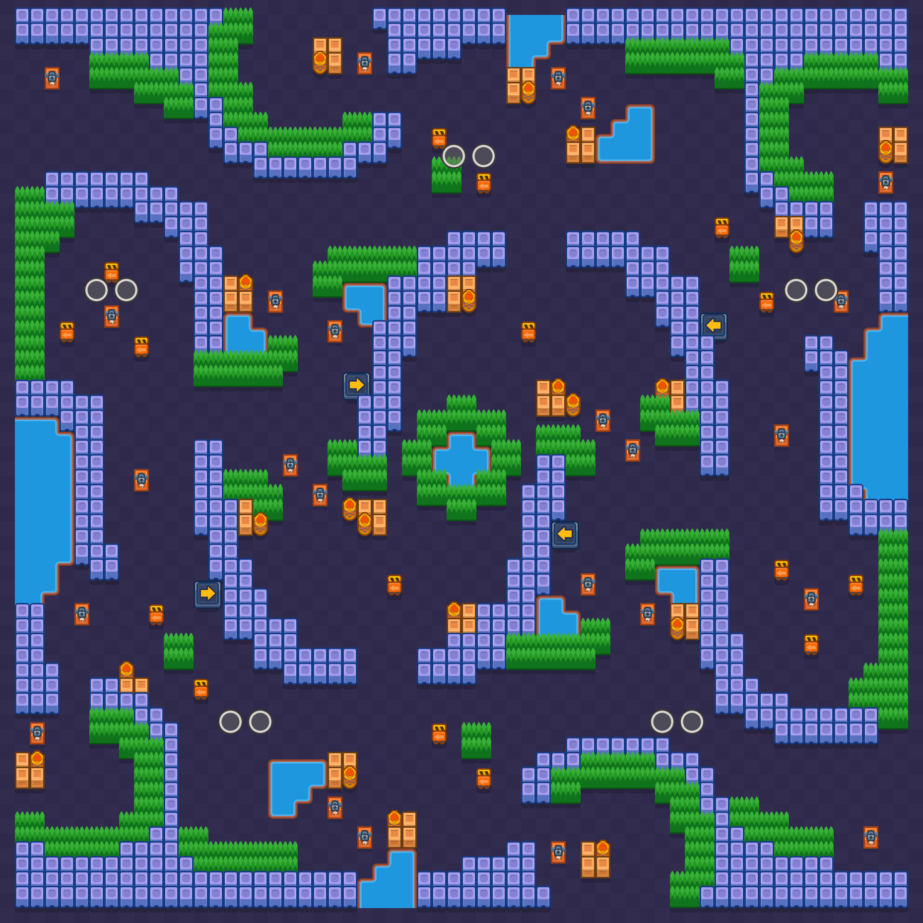 Aaltomuoto Brawl Stars map
