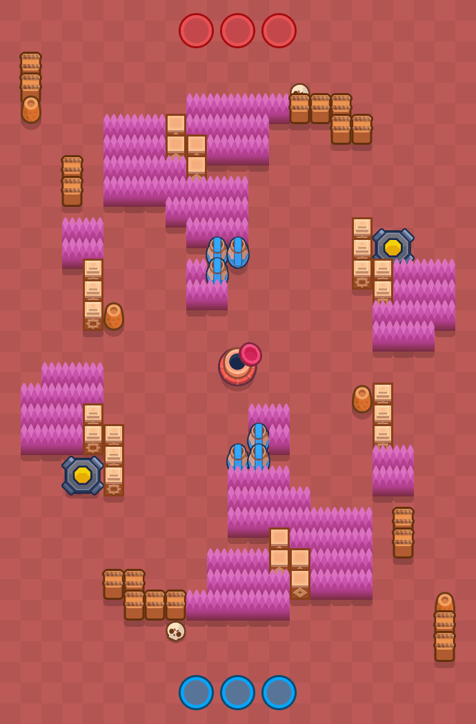Kuiskausten laakso Brawl Stars map