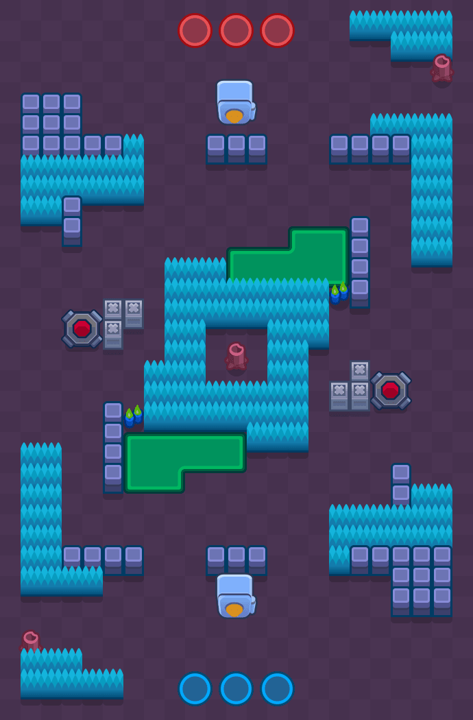 Kivi, paperi, sakset Brawl Stars map
