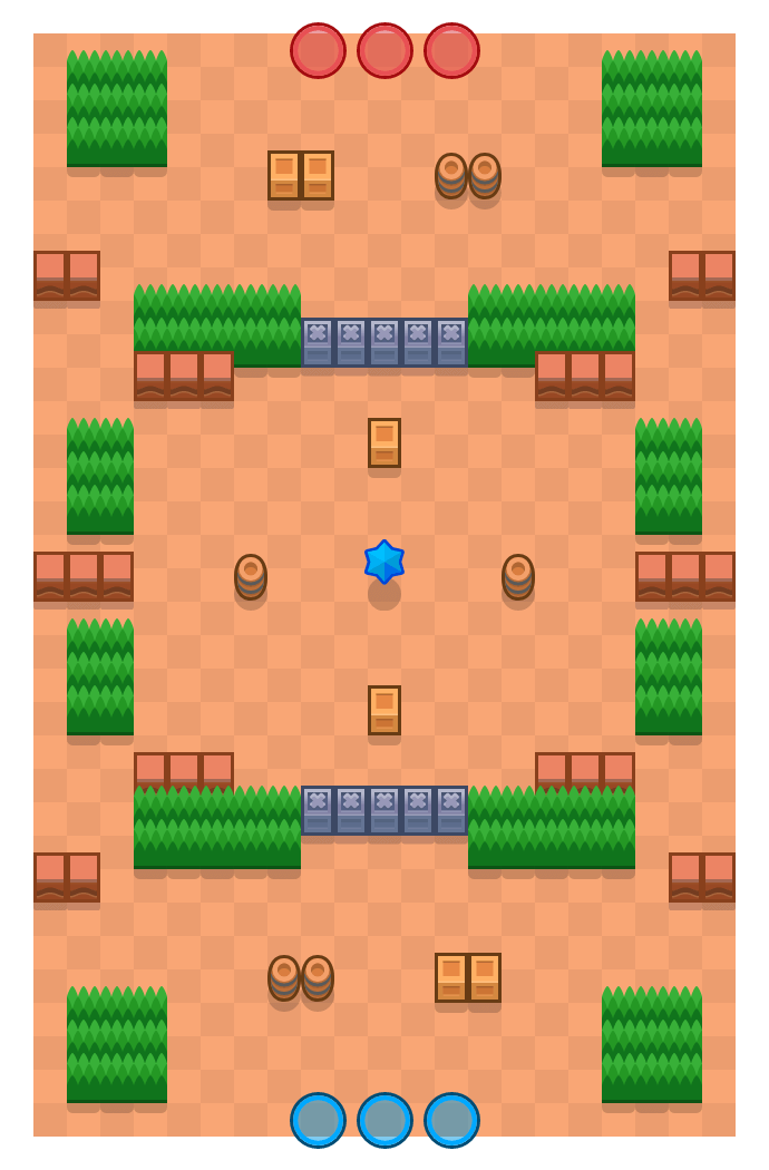 Dry Season Brawl Stars map