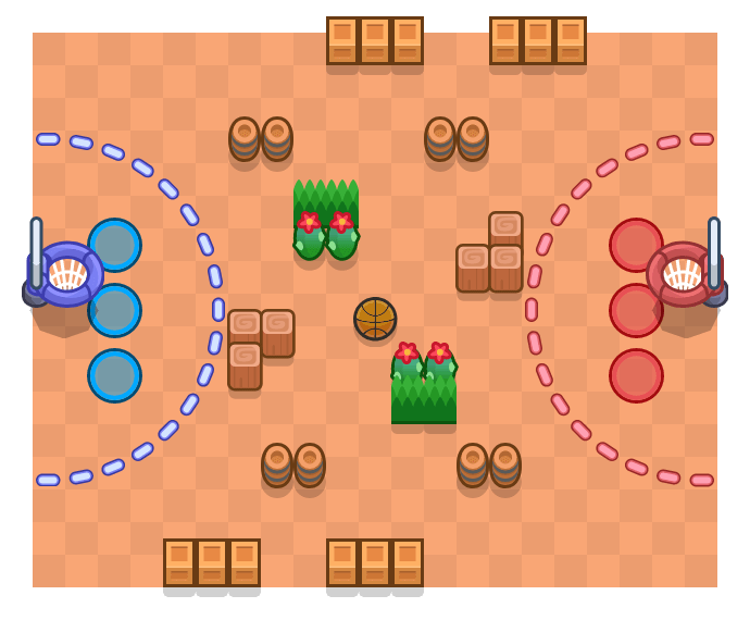 Triple-Double Brawl Stars map